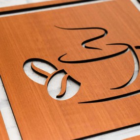 DUBLEZ | Decorațiune din lemn pentru bucătărie - Cafea