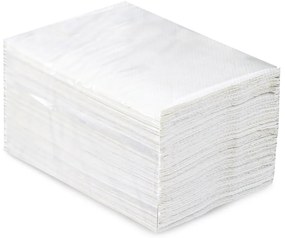 Hartie igienica pliata Merida Top, alba