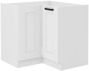 Dulap inferior de bucătărie, de colț Lucid 89 x 89 DN 1F BB (alb + alb). 1041027