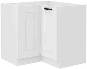 Dulap inferior de bucătărie, de colț Lucid 89 x 89 DN 1F BB (alb + alb). 1041027