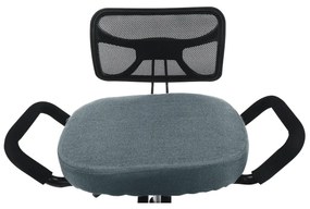 Scaun de ingenunchiere, gri/negru, RUFUS TEXTIL