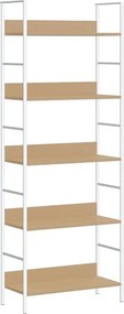 vidaXL Etajeră cărți 5 rafturi, stejar, 60x27,6x158,5cm lemn prelucrat