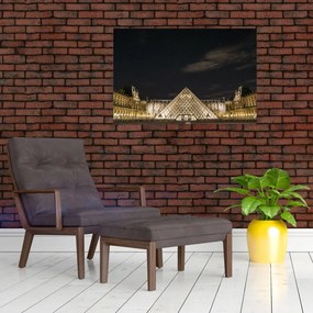Tablou - Louvre nocturn (90x60 cm)