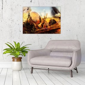 Tablou - Motiv șamanic (70x50 cm)