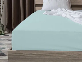 Cearsaf jersey 90 x 200 cm mentol