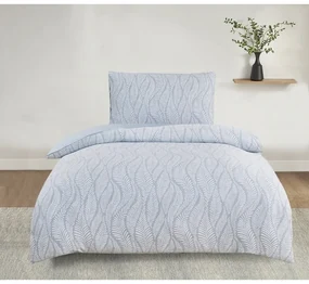 Lenjerie de pat Jacquard Hawai albastru, 140 x 200 cm, 70 x 90 cm