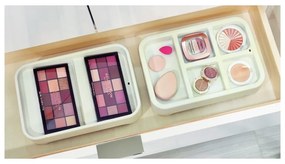 Organizator pentru cosmetice iDesign Eco Bin, 28,12 x 19,23 cm, alb