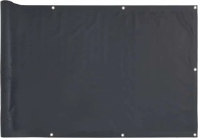 vidaXL Paravan de balcon, antracit, 400x120 cm, PVC