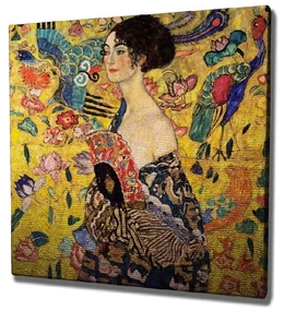 Reproducere tablou pe pânză Gustav Klimt , 45 x 45 cm