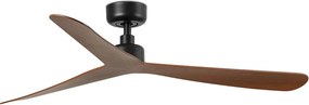 Ventilator tavan cu telecomanda ROCKER M negru/nuc