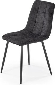 Scaun K547, negru, stofa clasica/metal, 45x53x87 cm