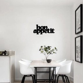 Decorațiune de perete din metal 59x27 cm Bon Appetit – Bystag