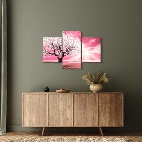 Tabloul cu pomul roz (90x60 cm)