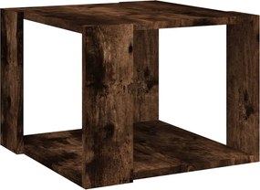vidaXL Măsuță de cafea, stejar fumuriu, 40x40x30 cm, lemn prelucrat