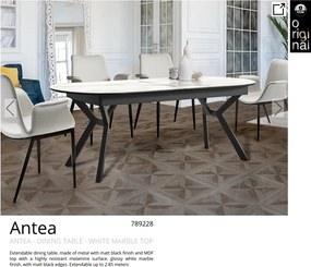 Masa dining extensibila design lux Antea