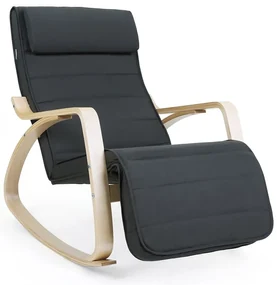 Jurhan Scaun balansoar SWING, capacitate max. 150kg, 67x115x91cm, antracit