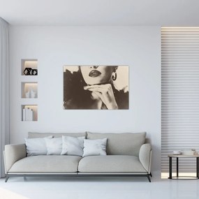 Tablou - Vintage, poza unei femei (90x60 cm)