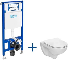 Roca Victoria set wc: cadru + vas + capac A893104390