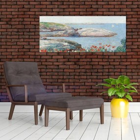 Tablou - Childe Hassam, Poppies,  Isles of Shoals, reproducere (120x50 cm)