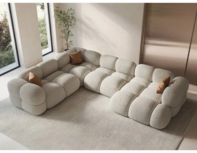 Colțar bej (cu colț pe partea stângă/în formă de "U") Loretto – Cosmopolitan Design