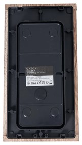 Lampă de perete industrială cu imprimeu de lemn 26 cm IP44 - Charlois