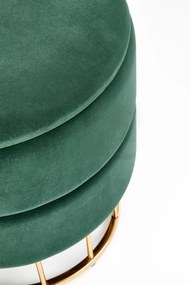 Taburet tapitat Minty Velvet Verde / Gold