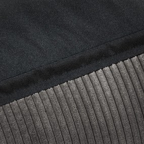 Fotoliu bean bag galben muștar cu tapițerie din catifea reiată Lounge – SLOWDOWN