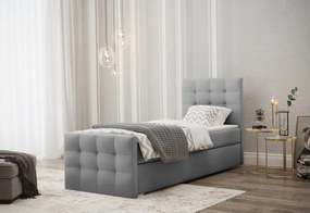 Supermobel Pat tapitat boxspring MARIN, 90x200, cosmic 160, dreapta