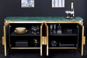 Comoda design retro cu blat din marmura Veneziano 160cm