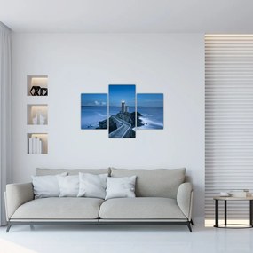 Tablou cu far și marea (90x60 cm)