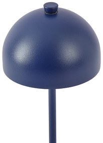 Lampă de masă albastră cu LED IP54 reîncărcabilă cu stație de încărcare - Squirrel