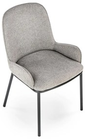 Scaun de bucaterie Bellamy, gri/negru
