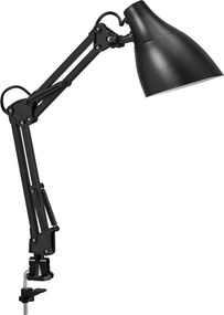 Ledvance - Lampă de birou cu clemă OFFICE LINE 1xE27/11W/230V neagră