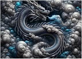 Tablou – Dragon în fum (70x50 cm)