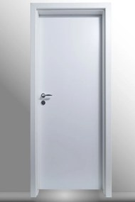 Usa MDF cu toc reglabil din MDF PAL - Colectia Basic 260-350 mm, Alb