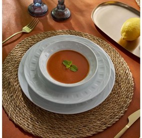 Set de masă 18 piese alb/porțelan