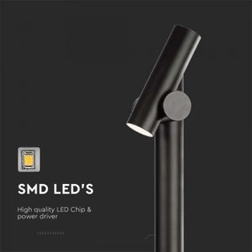 Lampă LED flexibilă exterior LED/4W/230V 3000K IP44 100 cm negru