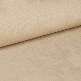 Pat tapitat COMFINO VELVET cu pat suplimentar 120x200 cm, crem