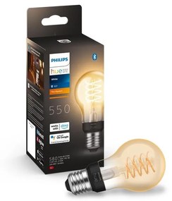 Bec LED dimabil Philips Hue WHITE FILAMENT A60 E27/7W/230V 2100K