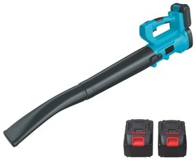 Suflantă de frunze fără fir cu 2 baterii și încărcător