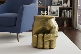 Masuta figura a unui pumn FIST 50cm auriu