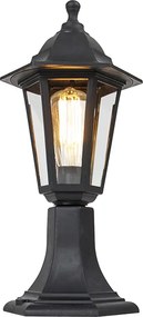 Lampă de podea clasică pentru exterior neagră 42,2 cm IP44 - New Haven