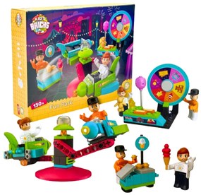 Set de constructie Kid's Brick PARC DE DISTRATII, 130 buc