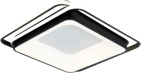 Brilagi - plafonieră LED dimmabilă FLARE LED/102W/230V 50x50 cm neagră + telecomandă