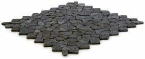 Mozaic de andezit Garth - gresie neagră / gri închis 1 m2