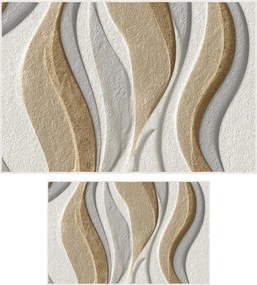 Covorașe de baie bej 2 buc. 60x100 cm – Foutastic