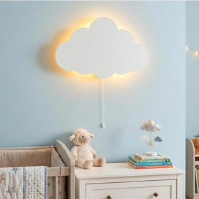 Decorațiune de perete LED în formă de nor – Lampă de noapte pentru camera unui copil | LUNIK