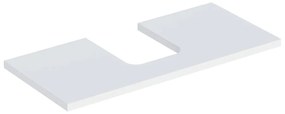 Blat pentru lavoar Geberit One cu decupaj in mijloc 105 cm alb mat