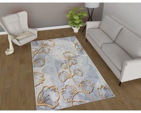 Covor gri/auriu lavabil 80x150 cm Dainty – Vitaus