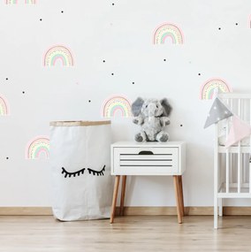 INSPIO Curcubee pastelate cu puncte - autocolante pentru perete pentru fete